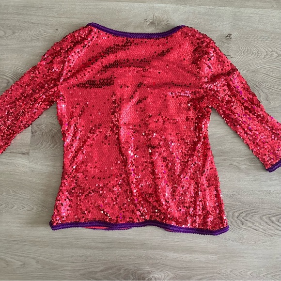Pink Sequin Blazer - Picture 5 of 5